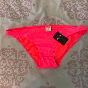 Brand new hot pink bikini bottoms! Hollister Small